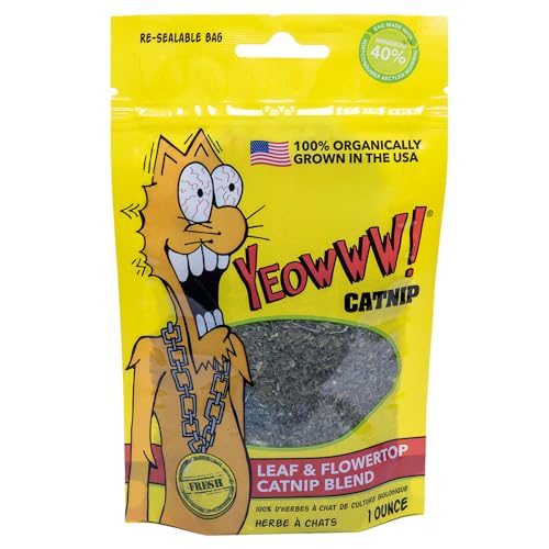 Yeowww Sacchetto di Erba per Gatti, 28 g