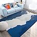 WIQUYBML Moderner, rechteckiger, feiner Teppich für Heimdekoration, abstraktes Beige, Blau und Gold, Netzmuster, Kurzflor-Teppich, Schlafzimmer, Zimmer, weiche Heimdekoration, feiner Teppic Mode im günstig Kaufen-WIQUYBML Moderner, rechteckiger, feiner Teppich für Heimdekoration, abstraktes Beige, Blau und Gold, Netzmuster, Kurzflor-Teppich, Schlafzimmer, Zimmer, weiche Heimdekoration, feiner Teppic