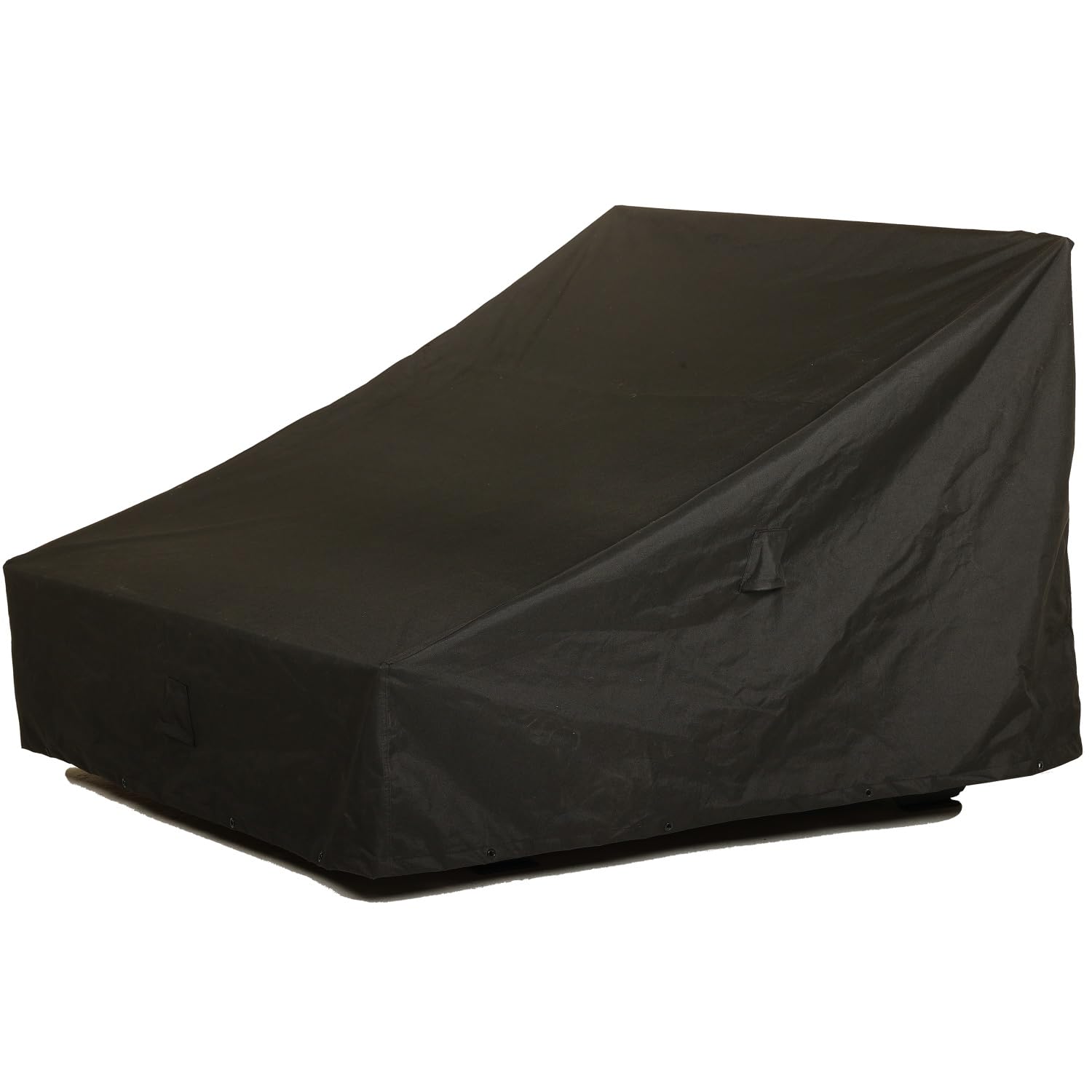 XXL Schutzhülle Wetterschutzhülle Abdeckhaube für Waldsofa Wellenliege Sonnenliege Relaxliege Himmelsliege Wellnessliege Saunaliege Holzliege für den Garten (Schutzhülle, XXL Schwarz)