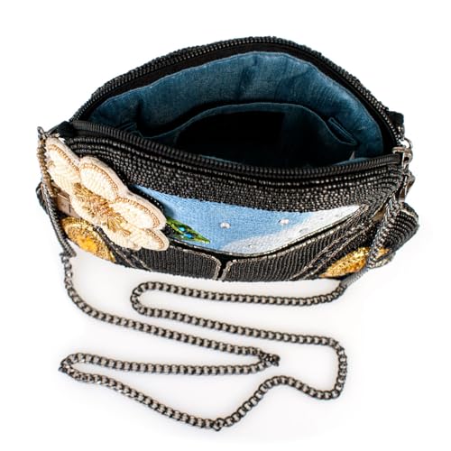 Mary Frances On the Road Crossbody Handbag, Black4