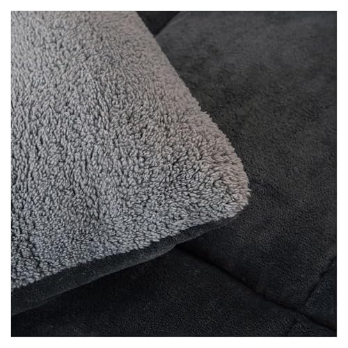 Edredón de cordero reversible para noches de invierno en el dormitorio principal acogedor 8