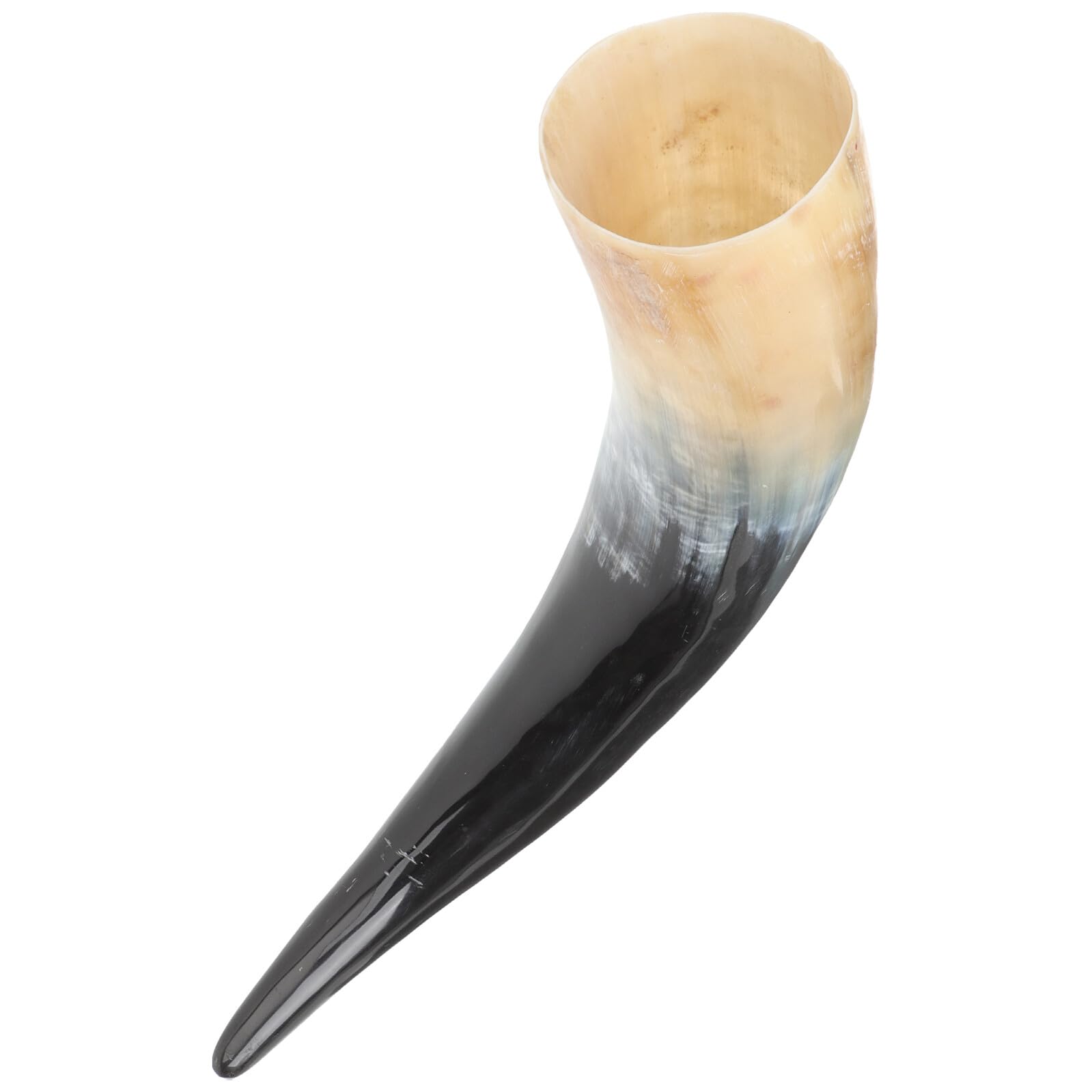 TOYANDONA Boccale in Corno per Bere Vino e Birra, Capienza Grande, Facile da Conservare, Stile Decorativo e Fatto a Mano, per Amici e Famiglia in Occasione Speciale