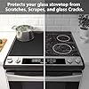YUHFERA Stove Top Cover for Electric Stove - Silicone Stove Mat for Glass Top, Glass Cooktop Protector For Kitchen,Multi-functional Oven Covers for Electric Stove (Black,28 x 20) #5