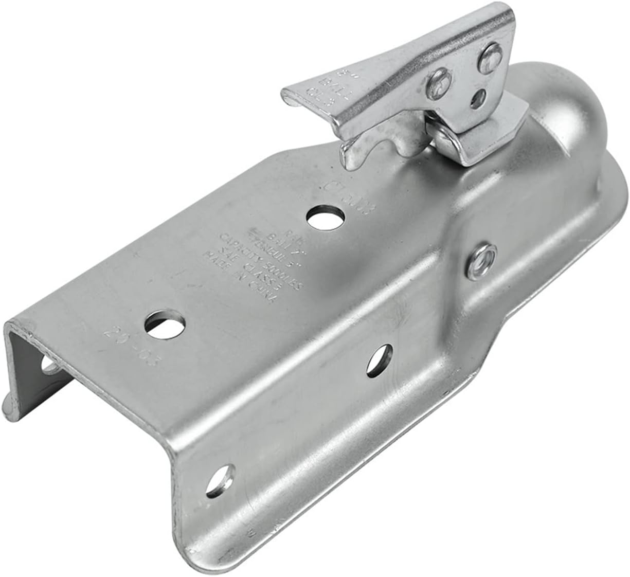 キャンプ用 RV アクセサリー 2 × 3 インチ 5000 ポンド トレーラー カプラー ヒッチ ボール カップリング ストレート トレーラー 牽引  5000ポンドストレートトレーラーカップラー2インチヒッチボールカップリングタング3インチチャンネルRVパーツキャ ヒッチメンバー ...