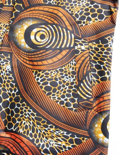 Image of SHENBOLEN Women African Print Jacket Dashiki Traditional Top Dress