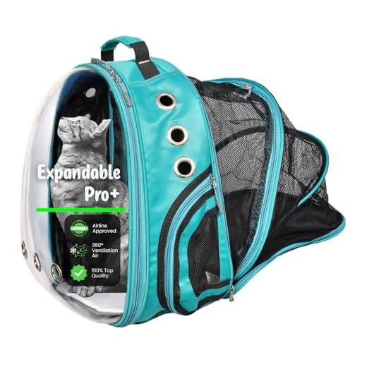Buraq Expandable Astronaut Bubble Window Pet Carrier Backpack, Breathable Space, Stylish Secure & Ventilated Travel Bag for Cats