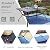 Sophia & William Patio Dining Set 8 Pieces Outdoor Metal Furniture Set with 13ft Double-Sided Patio Umbrella Beige, 6 x C Spring Motion Chairs, 1 Metal Umbrella Table for Patio Lawn Garden