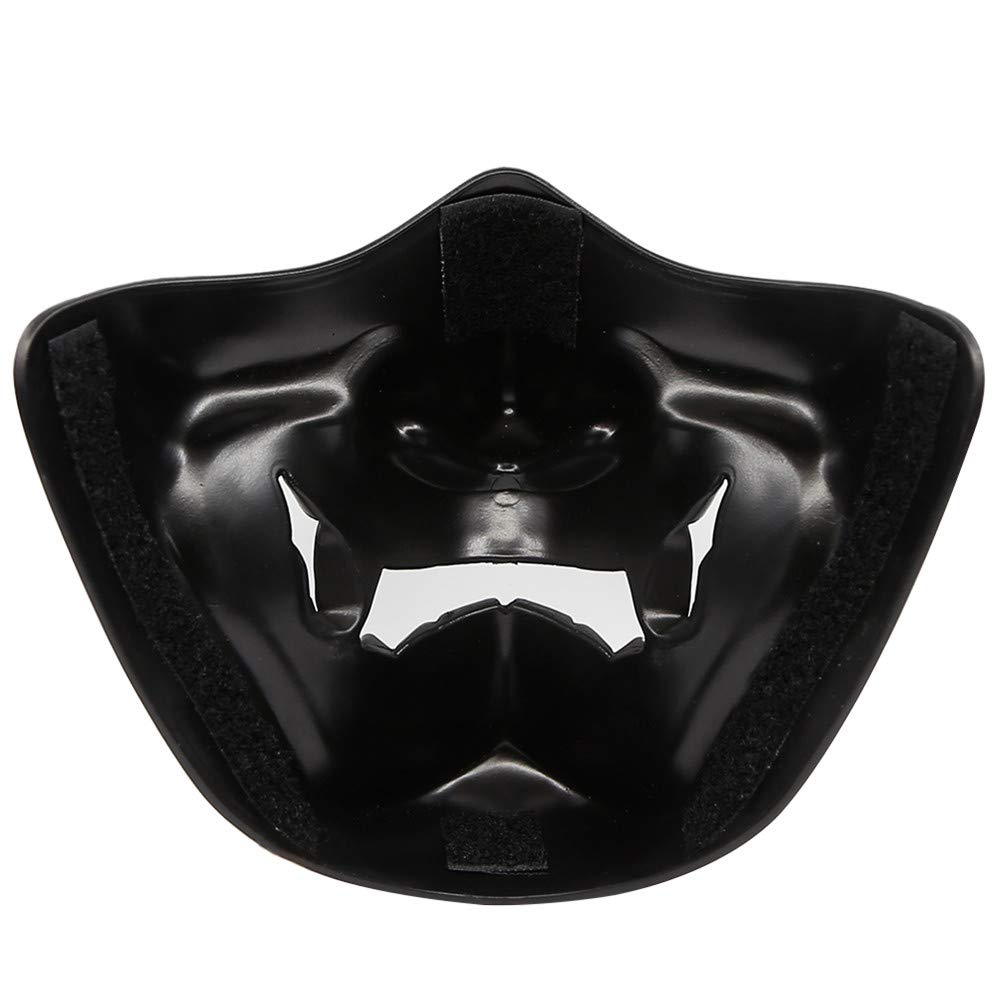 Máscara De Media Cara De Diablo Con Sonrisa Malvada – Ajustable Y Transpirable Para Airsoft, Halloween Y Cosplay, 8 Colores Disponibles