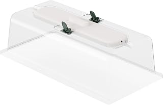 Vego garden Seedling Dome Cover 10" x 20" Food-Grade PET Plastic with Drip Irrigation & Vented Airflow with Grow Light