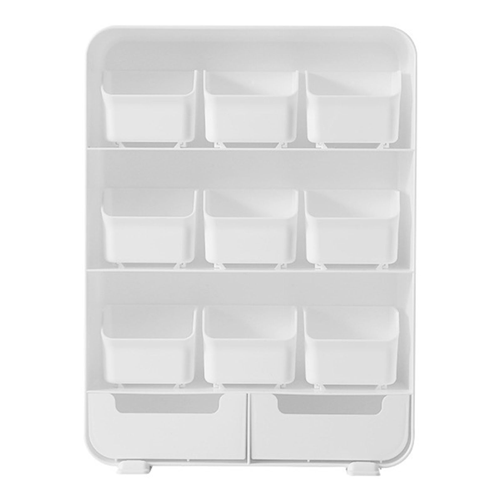 Organizador de Escritorio cajones Multicapa para Oficina y Dormitorio, plástico, Ahorra Espacio, Ideal para papelería, cosméticos y artículos pequeños.
