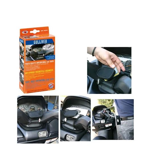 90264 Soporte para teléfono de muñeca, lámpara Compatible con Piaggio X9 125 Impermeable Negro