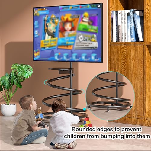 Soporte TV móvil para 37-75 pulgadas con inclinación 45° miniatura 7