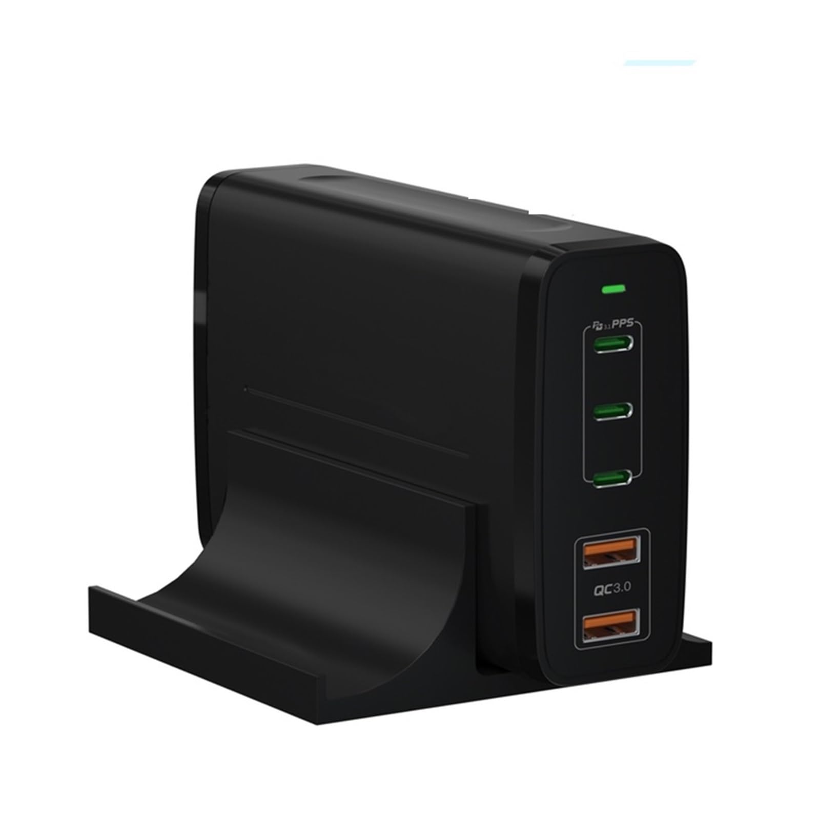 Ładowarka USB C 245 W 5 portów Stacja szybkiego ładowania GaN PD Zasilacz 140 W PD3.1/PPS/QC4+/QC3.0,Bezpieczny i Wydajny(3pin and Cable)