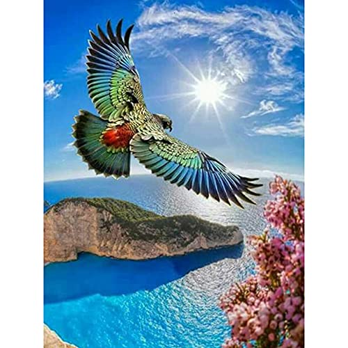 Kit strass cristal image point de croix aigle aux reflets scintillants