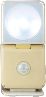 ムサシ RITEX 「センサーライト・ハンディライトの1台2役! 」 インテリアLEDセンサーライト 【smart】 乾電池式 屋内用 イエロー GS-100(Y)