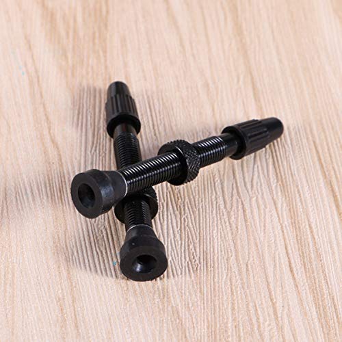 BESPORTBLE 1 par de válvula de bicicleta haste de liga de alumínio para bicicleta sem câmara de ar p