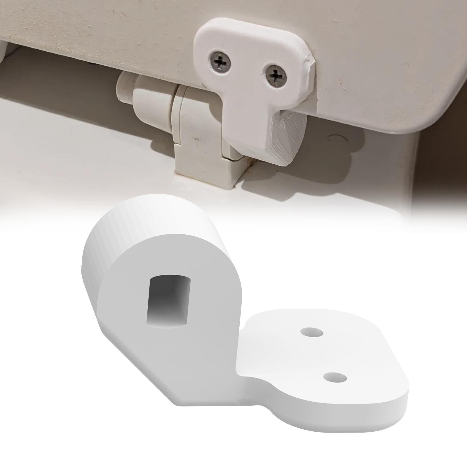 Photo 1 of Hinge Bracket Replacement Compatible with Bemis NextStep2 Toilet Seat(1pcs)