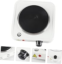 Cabilock Forno Elétrico Fogão Elétrico Portátil Fogão De Acampamento Portátil Queimador De Mesa Fogão Elétrico Pequeno Forno Elétrico Aquecedor Elétrico Fogão Aquecedor Elétrico De Metal