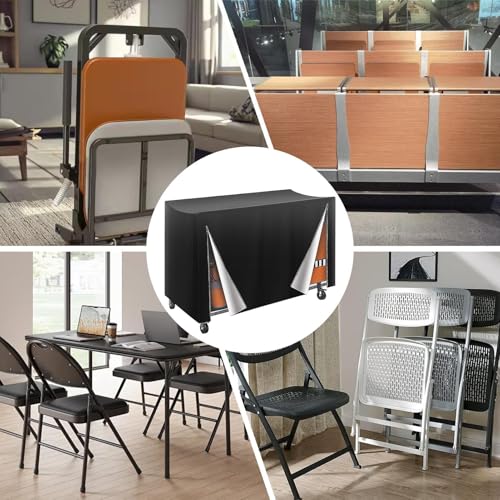 Housse de protection robuste 420D pour rack de chaises extérieur