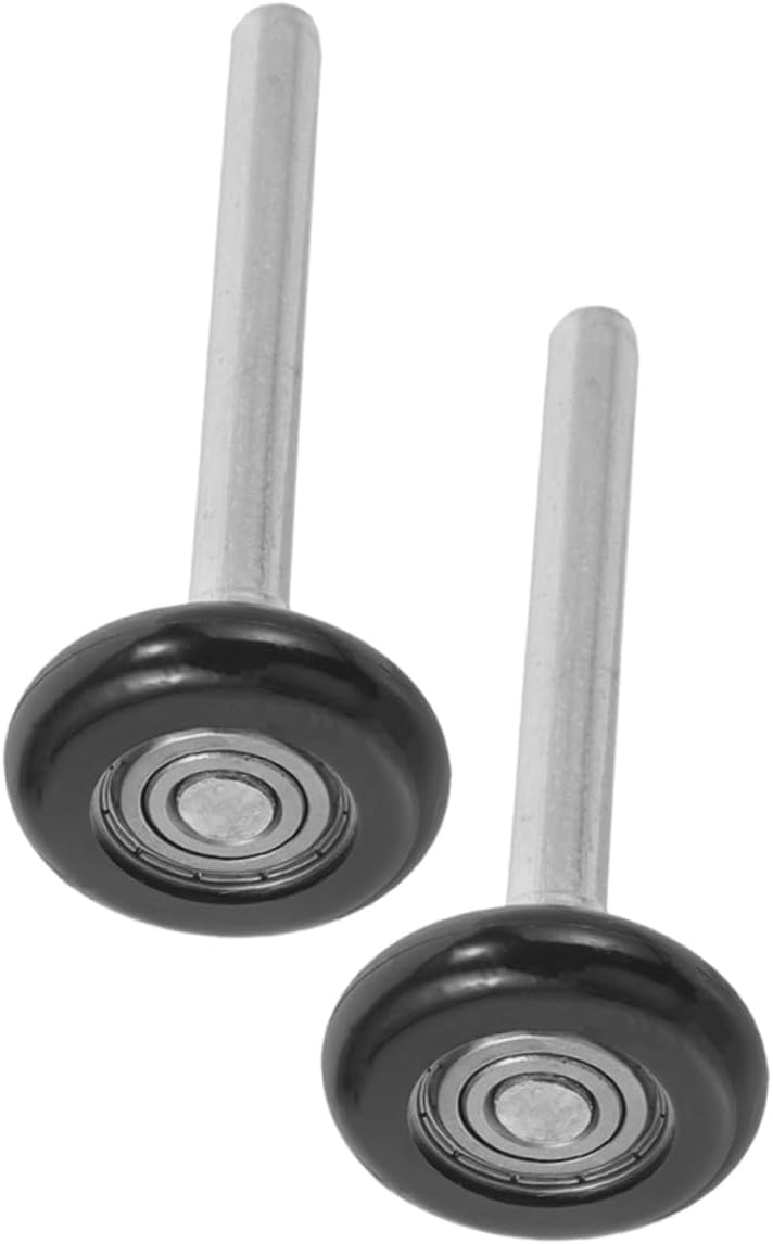 POPETPOP 2pcs Garage Door Roller Hardware Accessories Nylon Rollers Precision Bearings Quiet Operation