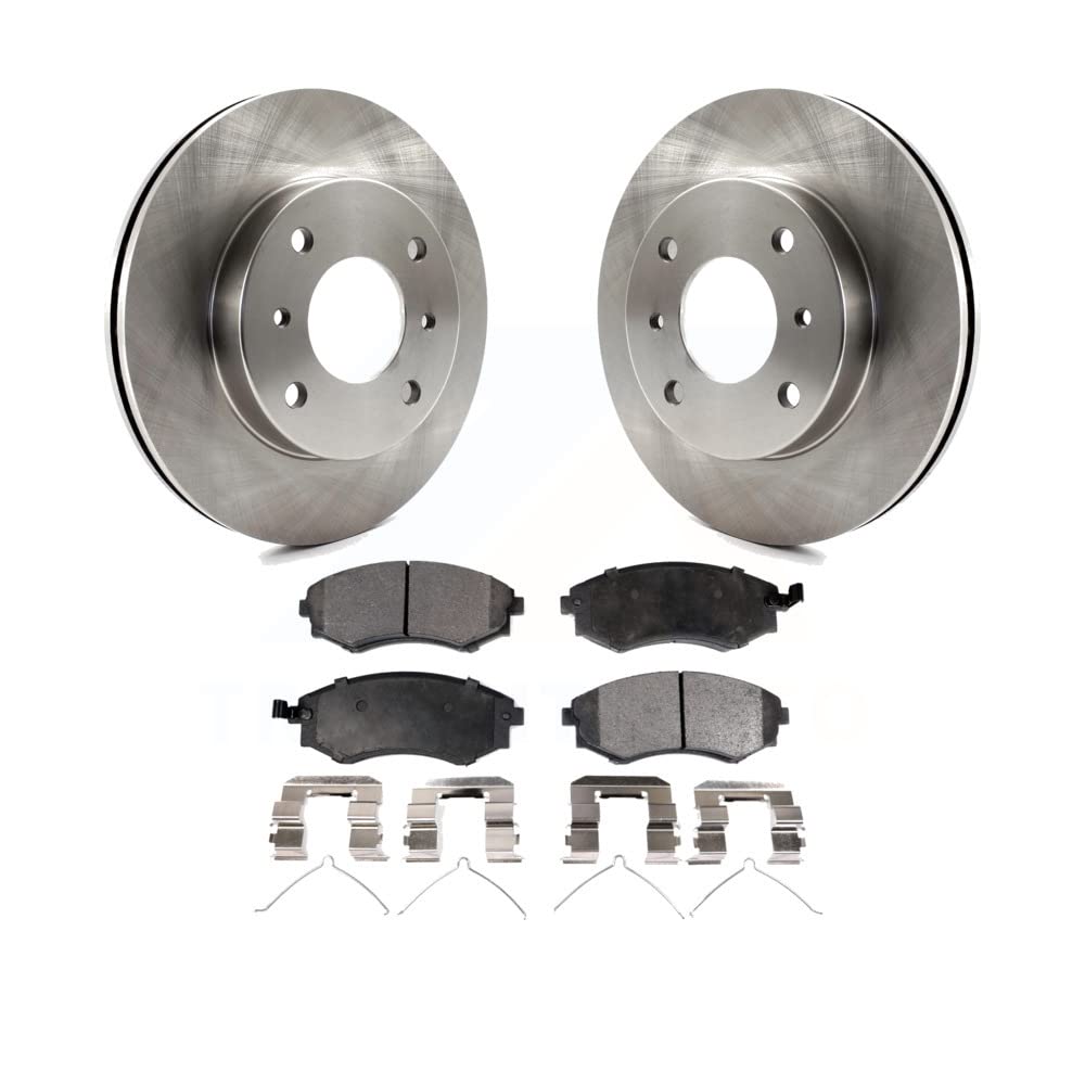 Transit Auto Front Disc Brake Rotors And Ceramic Pads Kit Replacement For INFINITI G20 K8T-100258