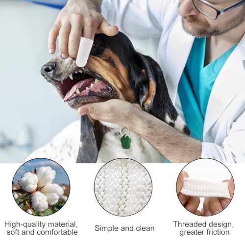 20 Stück Hundezahnbürste, Fingerzahnbürste Hund,Hundezahnbürste Fingerling Wiederverwendbar, Pet Finger Zahnbürste, Fingerlinge Hunde Zahnpflege,für Hunde Katzen Zahnpflege, Zahnreinigung