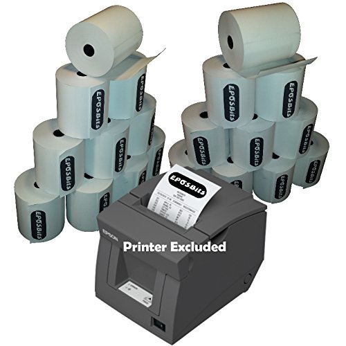 Rouleaux EPSON TM-T81 papier thermique pour tickets de caisse en lot de 20