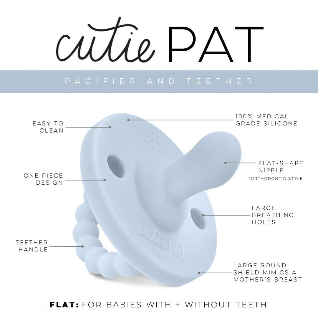 Ryan And Rose Cutie Pat Pacifier Teether Flat Blue Desertcart INDIA