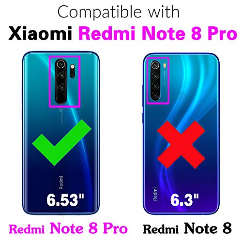 Étui Xiaomi Redmi Note 8 Pro Asuwish en cuir avec protège-écran - 2