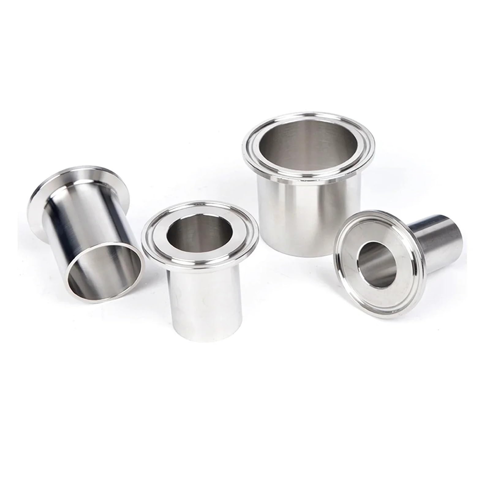 AARTERZZA 1pc Tube OD 38mm 1.5" Tri Clamp Length 100mm 304 Stainless Steel Welding Ferrule Pipe Fitting