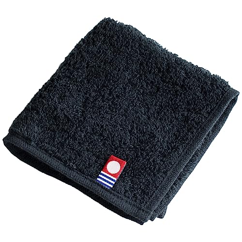 [タバラット] STOCK タオルハンカチ ハンカチ 今治 1枚 20×20 コンパクト ハンドタオル メンズ (ブラック)（Amazon）