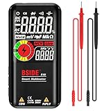 BSIDE Digital Multimeter, Color LCD 3 Results Display, 9999 Counts Auto-Ranging Voltmeter Capacitanc