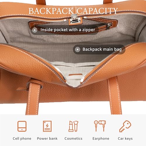 Genuine Leather Tote Bag And Handbags For Women. Top Handle Satchel Shoulder Bags Hobo Purse4