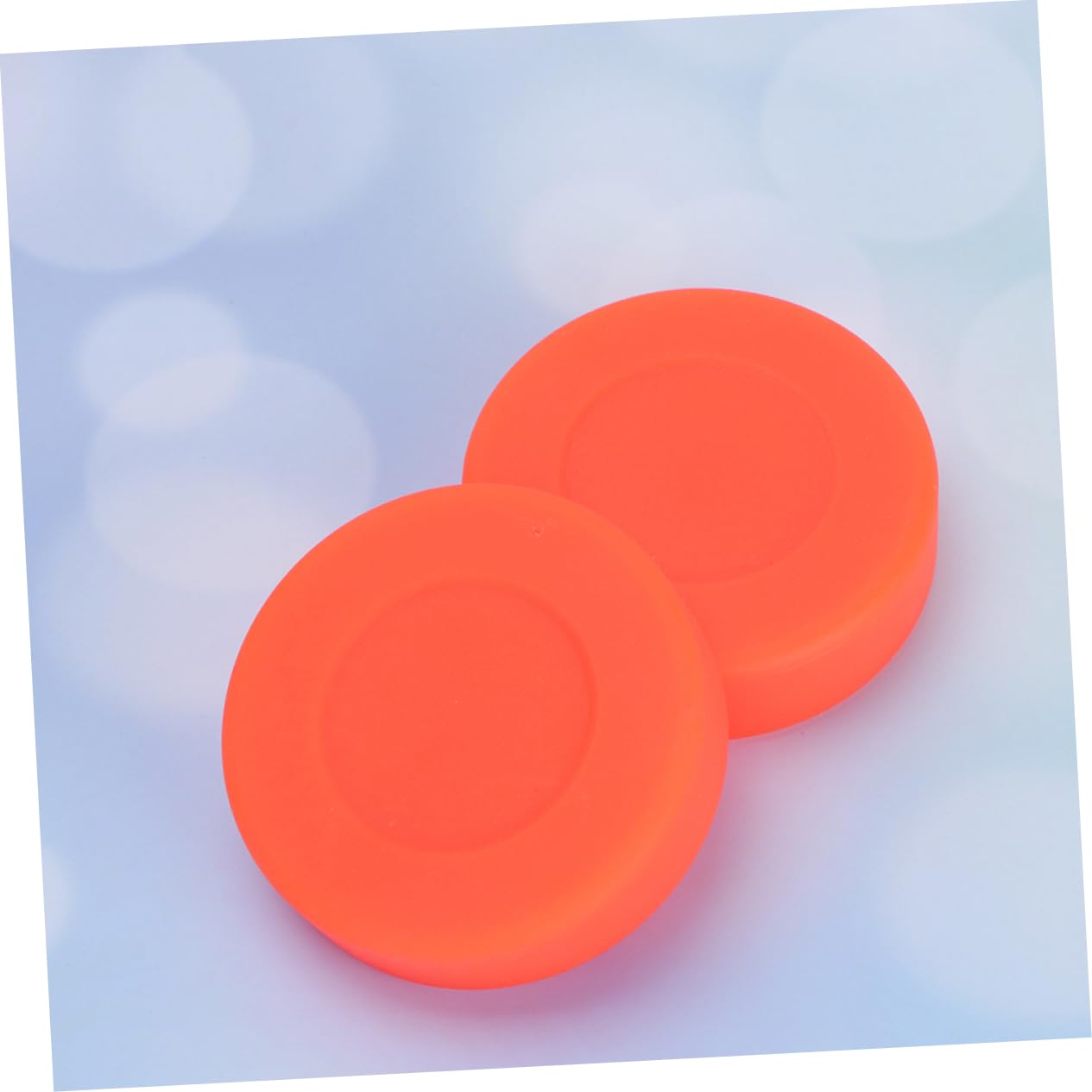 HANABASS Rondelles de Hockey Standard Rouges 10 Pièces en Caoutchouc