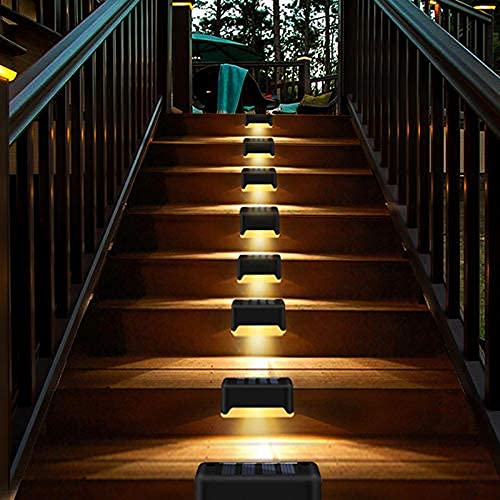 Codian 16 Pack Solar Deck Lights For Outdoor, Waterproof Solar Led Lights For Deck, Step, Railing, Wall, Patio, Garden, Stair, Yard And Driveway Path (Warm White) #TOP1