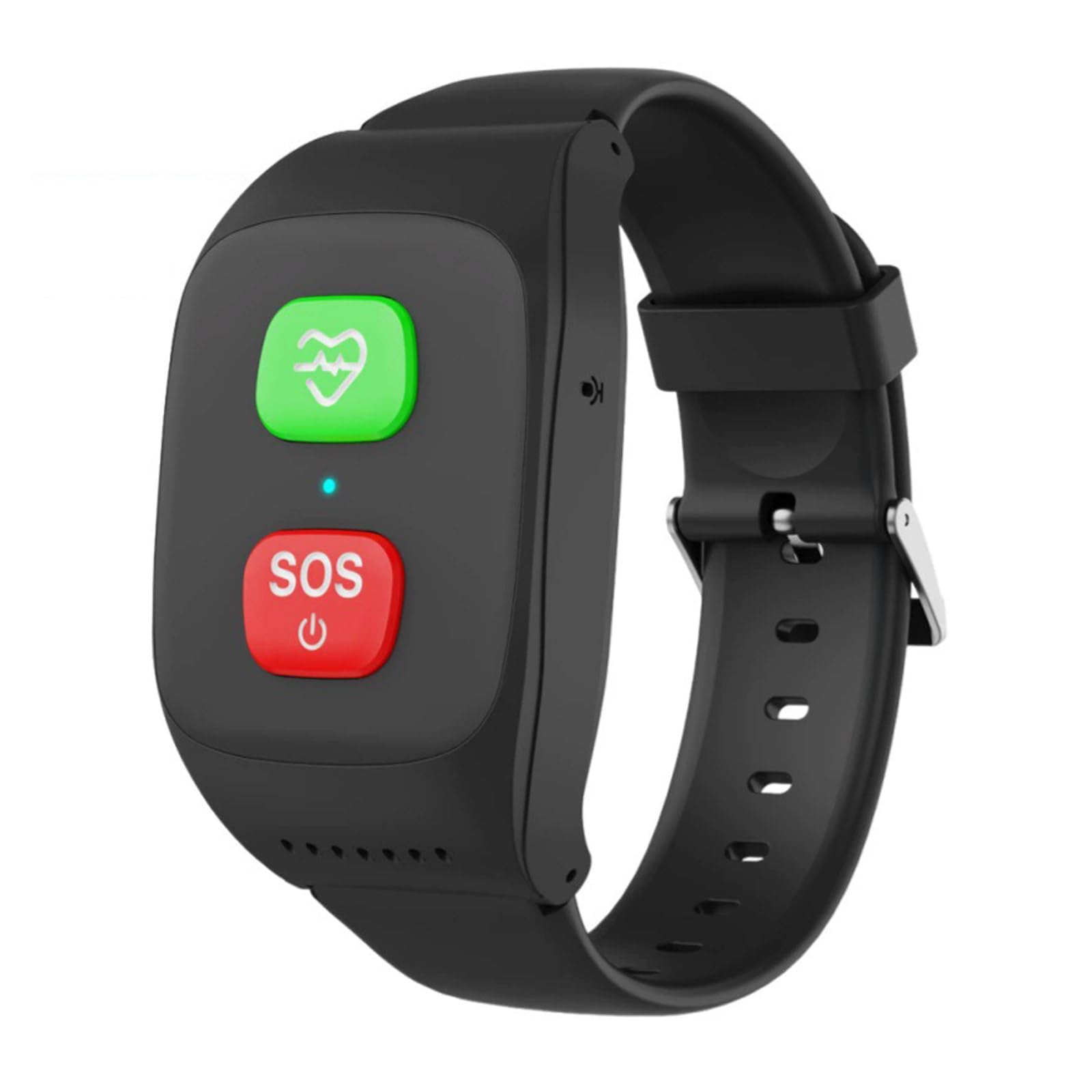 Reloj Inteligente con Detección De Caídas, Dispositivo De Alerta para Personas Mayores, Pulsera con GPS, Funciones De Detección De Caídas, Llamada De Emergencia SOS, Podómetro Y Geolocalización