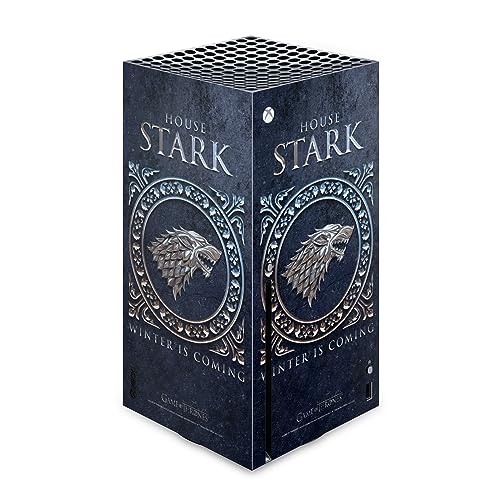 Peau autocollante Xbox Series X Game of Thrones en vinyle premium anti-rayures Maison Stark