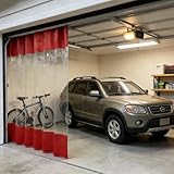 Professional Workshop Isolation Screen, Adaptable Shop Patio Factory Garage Space Divider, Ceiling Rugged Industrial Shielding Curtain(W 4.5 x H 3.6m/14.8 x 11.8ft)