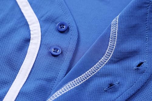 Camiseta de béisbol para hombre Dolpind de manga corta, botones, estilo hipster hip hop, uniforme deportivo activo de equipo miniatura 5