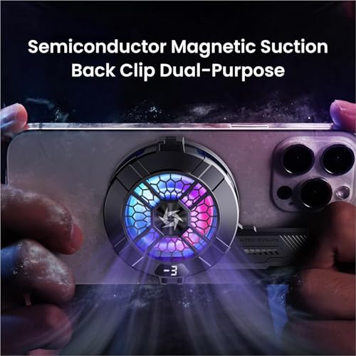 Image of Xcreo SL33 Powerful Cooling Semiconductor Phone Cooler Radiator Larger Cooling Area Portable Cooling Fan for Phone /Android