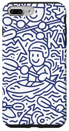 Kayak Canoes-Boat Kayaking, JbN tBbVO JbN V[JbN ނ JbN X}zP[X iPhone 7 Plus/8 Plus p