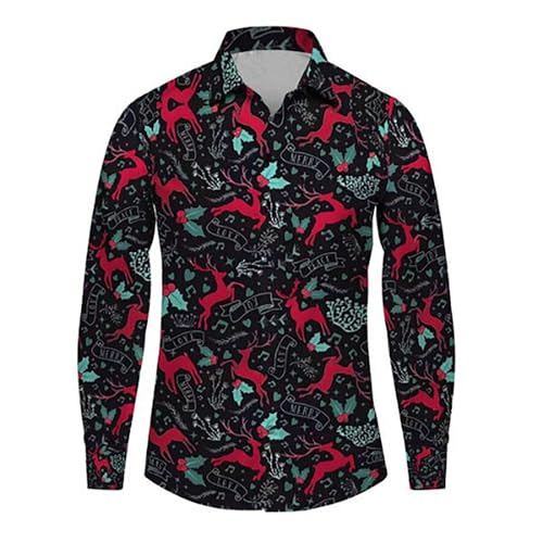 Chemise de loisirs rainbow gradient décontractée boutonnée pour style hawaïen fun