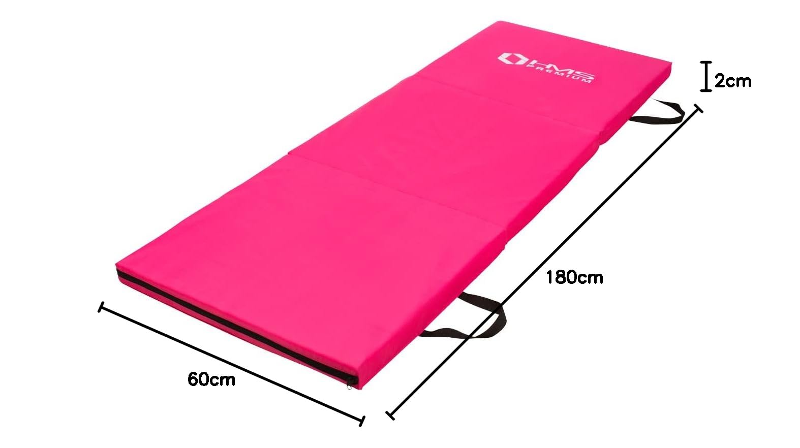 TimeBreak Materassino da ginnastica pieghevole da 180 x 60 x 5 cm HMS