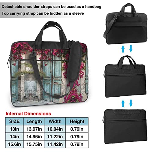 Bolso Vintage Azul para Laptop Unisex 14 pulgadas miniatura 3