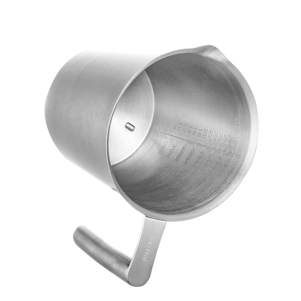 Relaxdays Misurino in Vetro, Dosatore per la Cucina 250 ml, Resistente