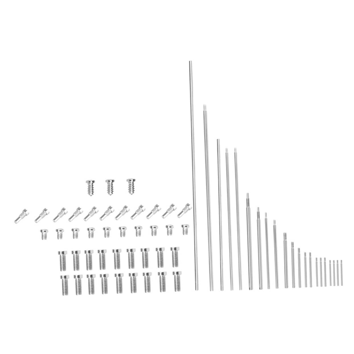 VICASKY Repair Kit 1 Set of Threaded Shaft Sticks Screws Clarinet Replacement Pads for Woodwind Instruments