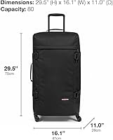 Amazon.com | EASTPAK Trans4 L – 80L Large Wheeled Luggage with
