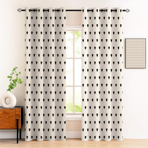 Rideaux thermiques isolants anti froid beige clair à œillets