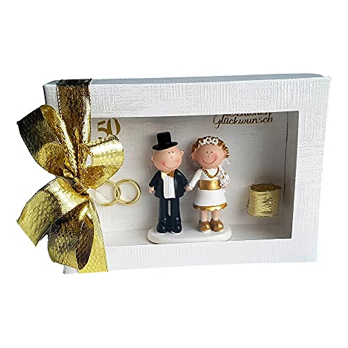 Geldgeschenk goldene Hochzeit Brautpaar Goldhochzeit Geldgeschenk Geldgeschenkschachtel 50 Jahre Cover