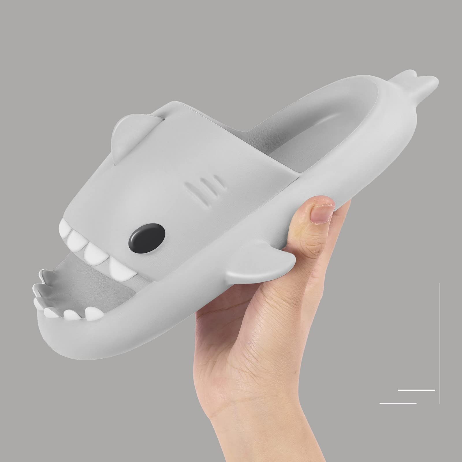 Chaussons de Requin Hommes Femmes, Shark Slides Slippers Requin Pantoufles de Cloud antidérapantes pantoufles de requin unisexe mignon pantoufles de nuage d'été d'intérieur extérieur